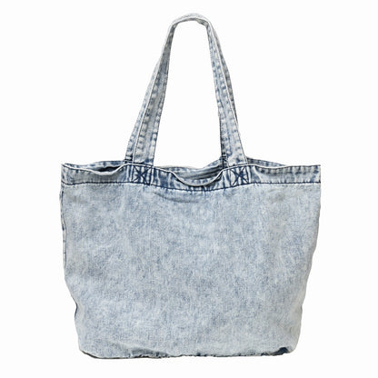 Chiikawa Denim Large Tote Bag (Chemical Wash)