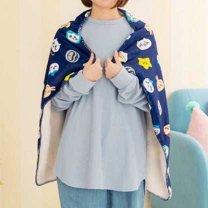 치이카와 따뜻한 3WAY 블랭킷 (네이비)