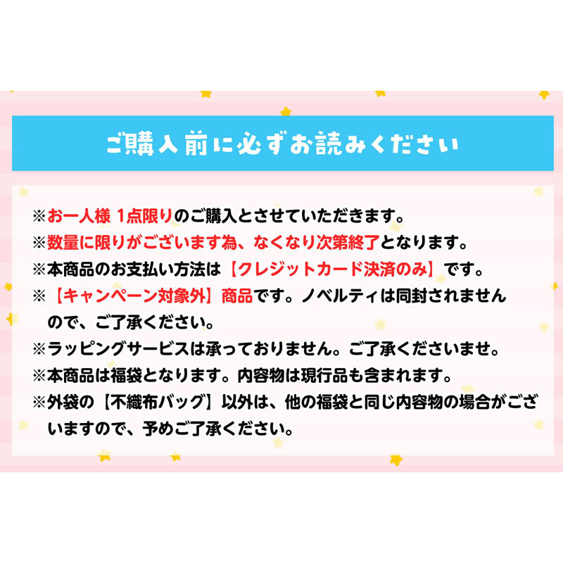 【完売】【お一人様 1点まで】ちいかわ 冬のサンキューバッグ「とくべつ報酬」5,500円(税込)【クレジットカード決済のみ可】【他の予約商品・通常商品と同時購入・配送希望日指定不可】【キャンペーン対象外】