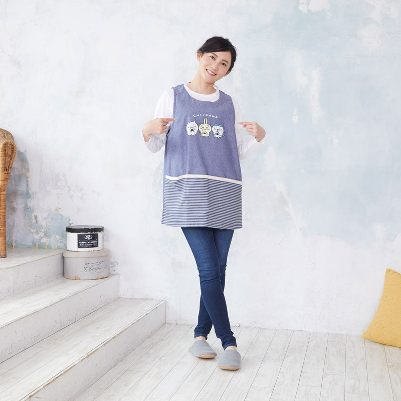 ちいかわ ラン型3個ポケットエプロン