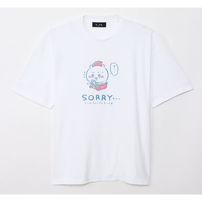 ちいかわ×マリオンクレープ ビッグTシャツ イチゴポロリ ホワイト