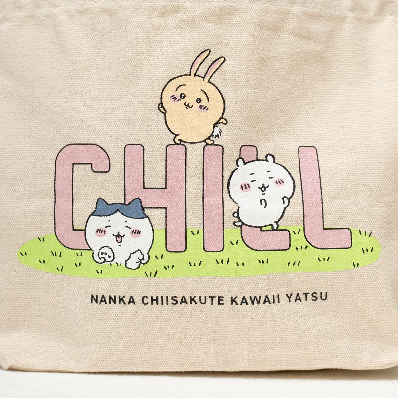 Chiikawa Lunch Tote Bag CHILL (Natural)