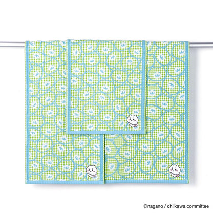 吉伊卡哇 面巾（小包包 綠色）