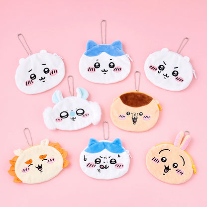 Chara-Po Series Chiikawa Trading Face Pouch (Tomorrow, Let's Do Our Best! Edition) (All 8 Types)