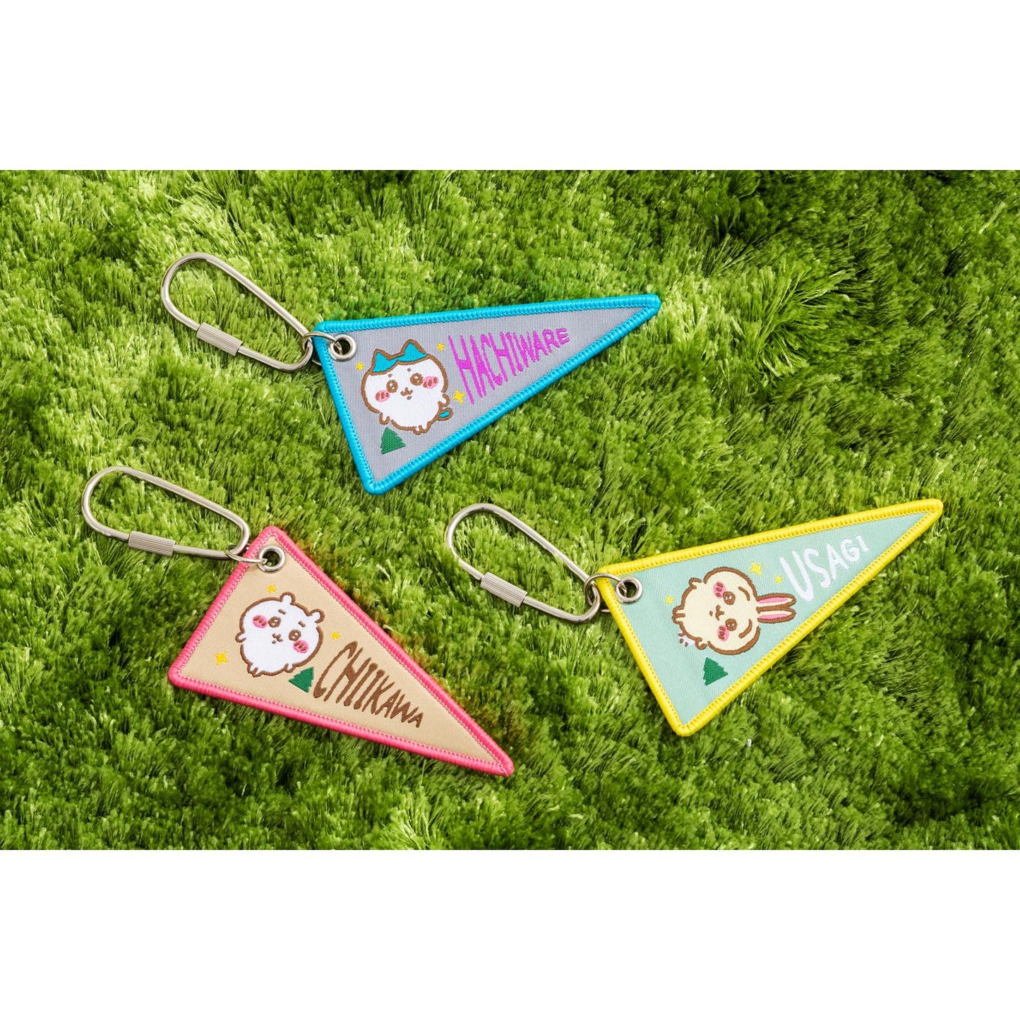 치이카와 캠프GO! 직조 플래그 키홀더 (치이카와)