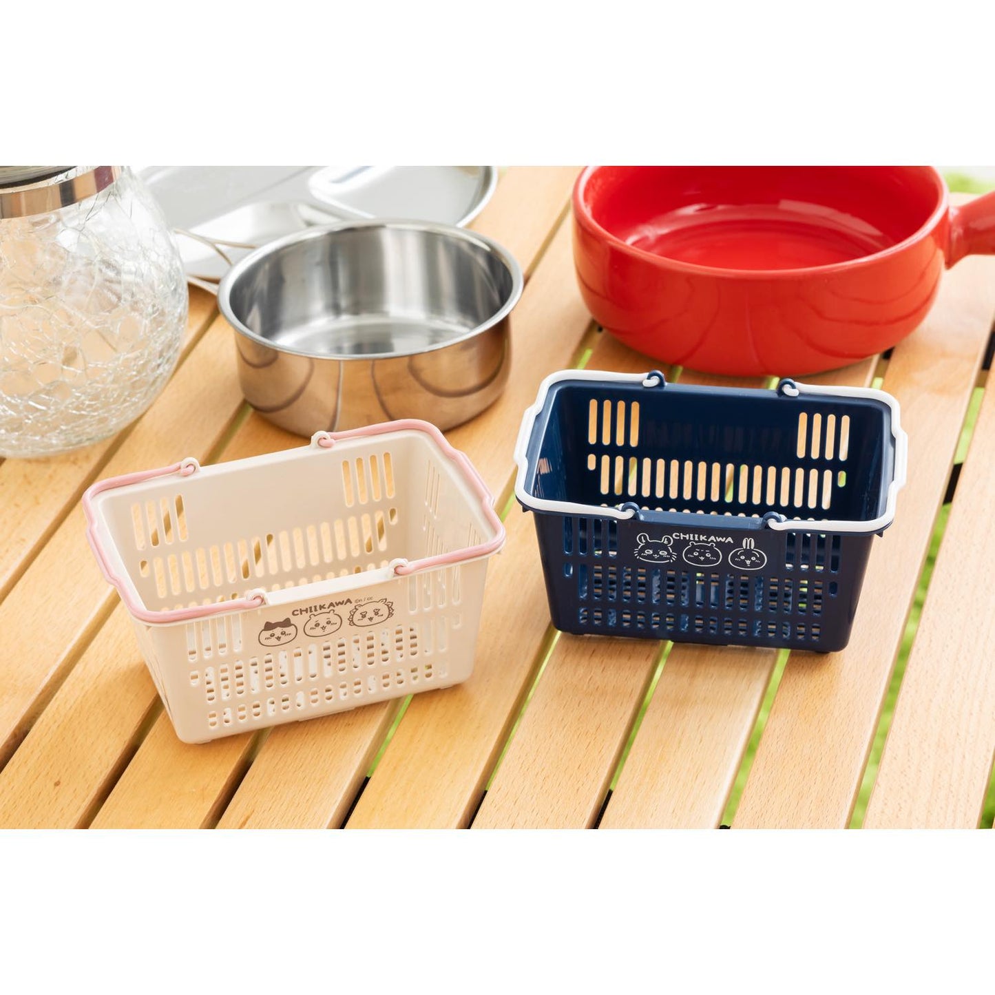 Chiikawa Go Camping! Mini Basket (Navy)