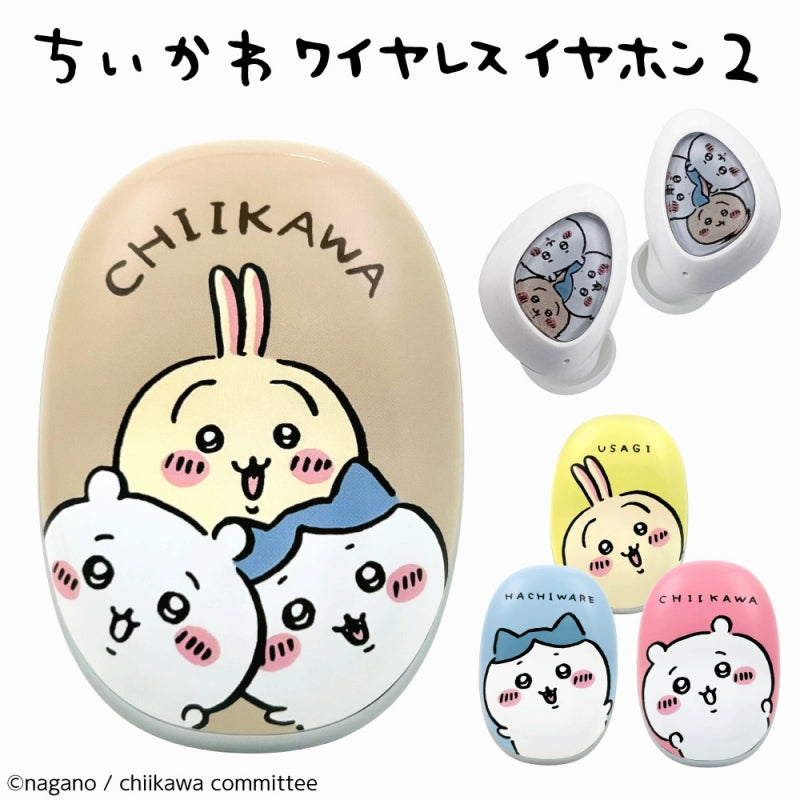 Chiikawa True Wireless Earphones 2 (Chiikawa, Hachiware, Usagi)