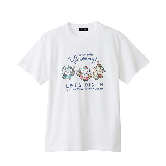 ちいかわ飯店 Tシャツ YUMMY ホワイト