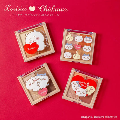 ちいかわ Lovisia アイシャドウパレット（ちいかわ＆ハチワレ）
