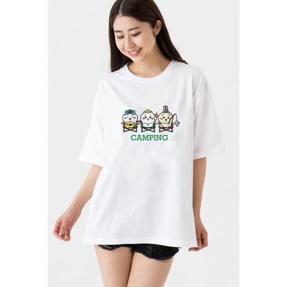 Chiikawa Go Camping! Big Silhouette T-shirt