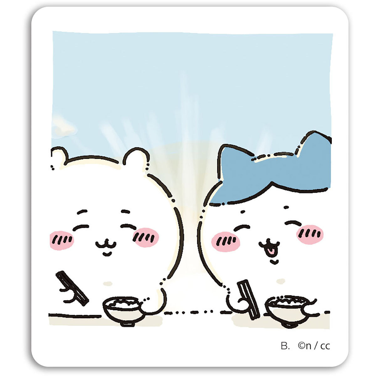 Chiikawa Die-Cut Sticker Set 3 (All 64 Types) 1 Box, 20 Packs