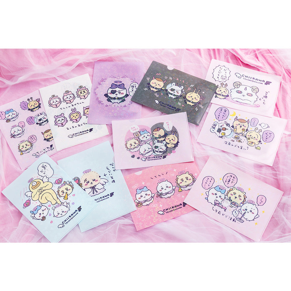 ちいかわ てんし♡あくま ホログラムA4クリアファイル（午前から活動）