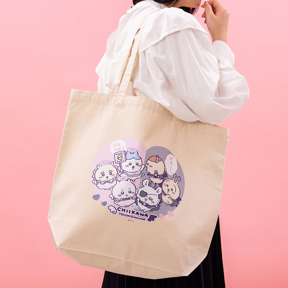 ちいかわ てんし♡あくま 大きめトートバッグ