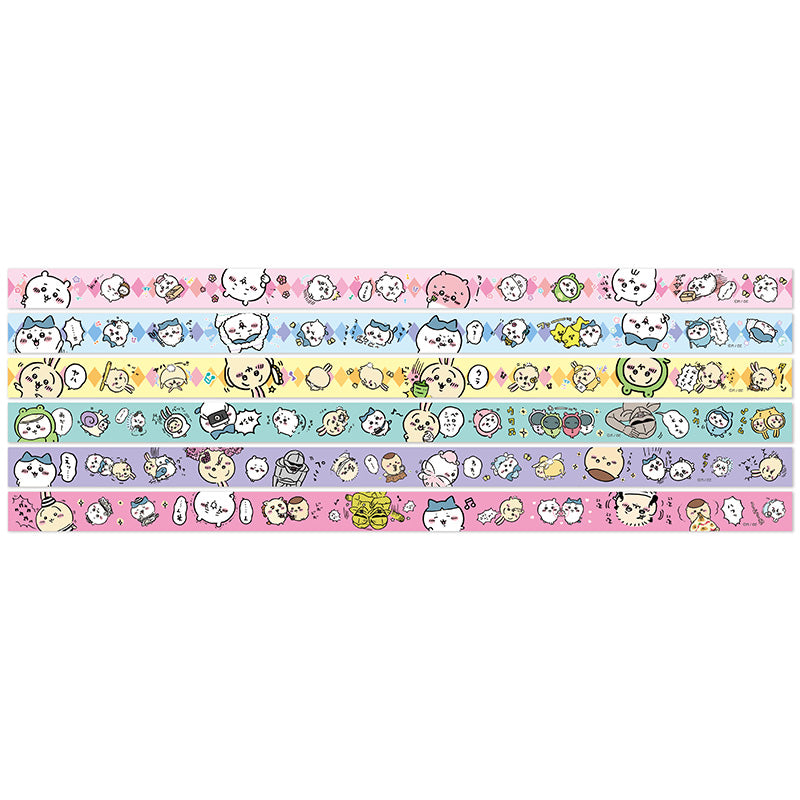 Chiikawa Masking Tape Collection (6 Types Total) 1 Box, 18 Pieces