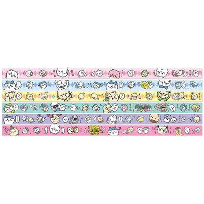 Chiikawa Masking Tape Collection (6 Types Total) 1 Box, 18 Pieces