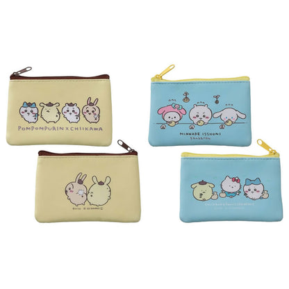 ちいかわ×サンリオキャラクターズ 2個セットポーチ（ポムポムプリン×ちいかわ）