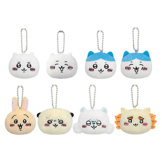 Chiikawa Bell-included Face Mascot (8 Types Total)