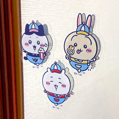 ちいかわ ワクワクゆうえんち ダイカットグラスシート A9（ハチワレメイン）