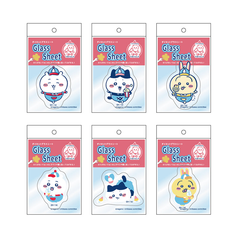 ちいかわ ワクワクゆうえんち ダイカットグラスシート A9（ハチワレメイン）
