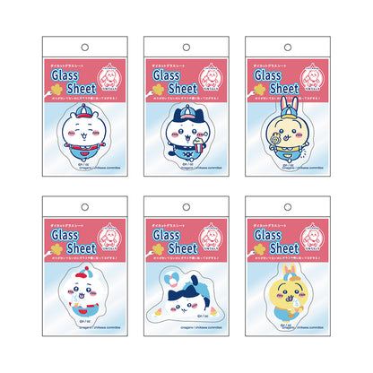 ちいかわ ワクワクゆうえんち ダイカットグラスシート A9（うさぎメイン）