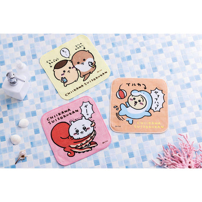 Chiikawa Aquarium Hand Towel (Chiikawa × Octopus)