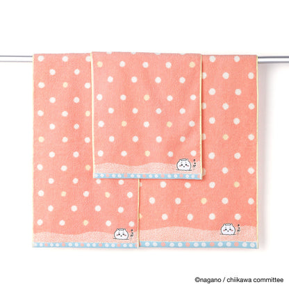 ちいかわ バスタオル（お風呂 ピンク）