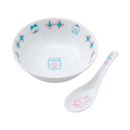 치이카와 반점 라멘 그릇 & 렌게 세트
