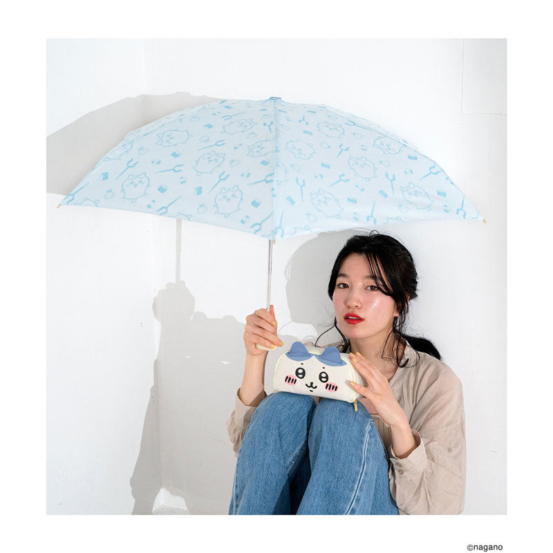 치이카와 접이식 우산 캐릭터 파우치 (하치와레)