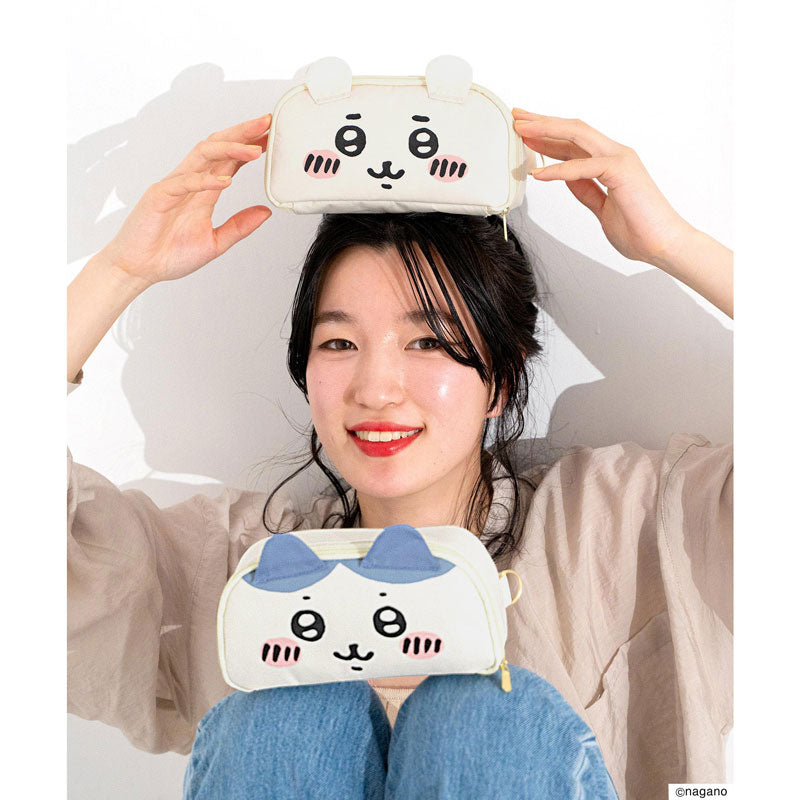 치이카와 접이식 우산 캐릭터 파우치 (하치와레)